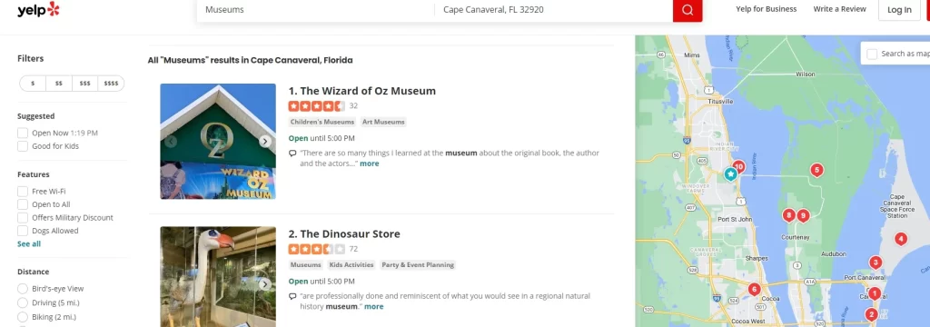 Yelp top 10 museum