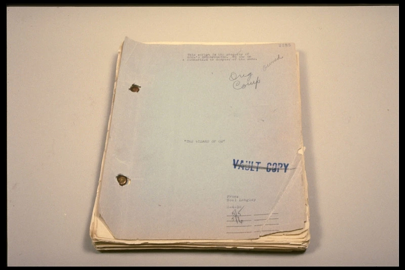 Smithsonian Wizard of Oz Script